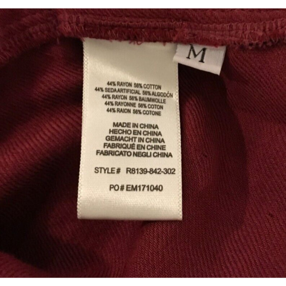 Anthropologie Cloth & Stone Red/Black Buffalo Plaid Dress - Size Medium - Picture 9 of 10